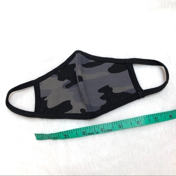 🔴 5 for $10 ONE Kids Camo Print Double Layer Cotton Face Mask - Picture 5 of 6